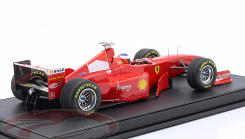 1/18 GP Replicas 1998 Formula 1 Michael Schumacher Ferrari F300 #3 Winner Italian GP Car Model with Figure