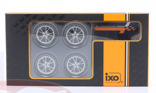 1/18 Ixo Tires and rims Set (4 pieces) Hyundai with Stand