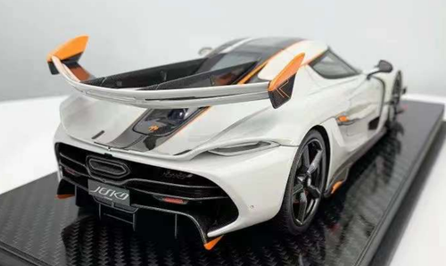 1/18 Frontiart Koenigsegg Jesko (Fighter Grey with Orange Accent) Resin Car Model Limited 300 Pieces