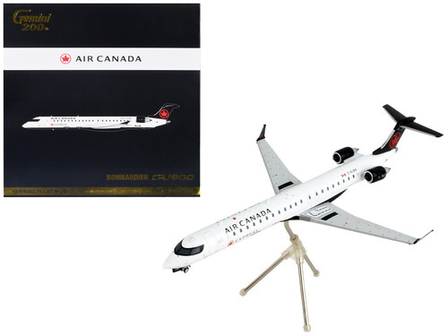 Bombardier CRJ-900 Commercial Aircraft "Air Canada Express" White with Black Tail "Gemini 200" Series 1/200 Diecast Model Airplane by GeminiJets