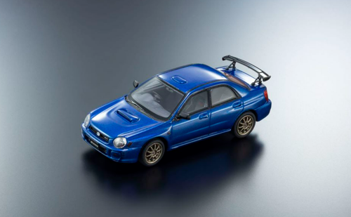 1/43 Kyosho SUBARU Impreza S202 (Blue ）Resin Car Model