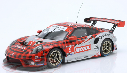 1/18 Ixo 2022 Porsche 911 GT3 R #9 Winner GTD-Pro 24h Daytona Pfaff Motorsports Matt Campbell, Mathieu Jaminet, Felipe Nasr Car Model