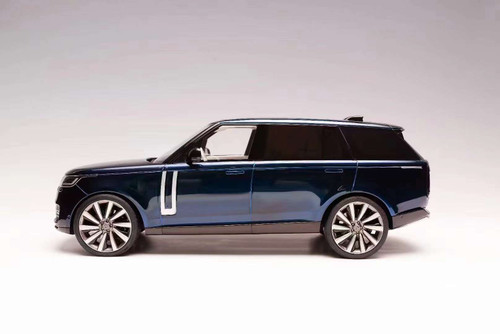 1/18 Motorhelix 2022 Land Rover Range Rover Autobiography Extended Wheelbase (Blue) Resin Car Model Limited 99 Pieces