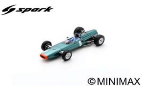 1/18 Spark 1964 Formula 1 BRM P261 No.8 Winner Monaco GP Car Model