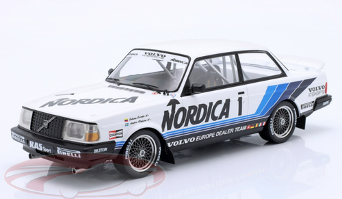 1/18 Ixo 1986 Volvo 240 Turbo #1 3rd ETCC Brünn Volvo Europe Dealer Team Johnny Cecotto, Anders Olofsson Car Model