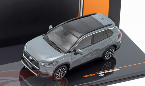 TOYOTA Yaris Cross シルバー ミニカー 1/43 1/43 Ixo 2022 Toyota Yaris Cross (Orange Metallic) Car Model