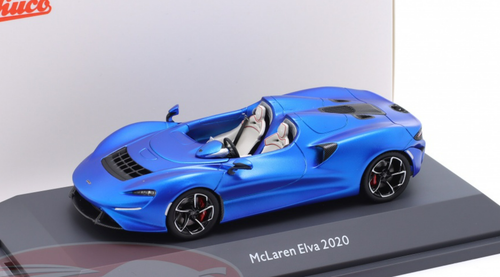1/43 Schuco 2020 McLaren Elva (Frosted Blue) Car Model