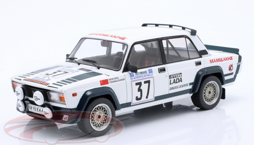 1/18 Ixo 1983 Lada VAZ 2105 VFTS #37 Acropolis Rallye Avtoexport Heiki Ohu, Toomas Diener Car Model