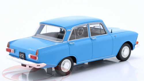 1/24 WhiteBox 1970 Moskwitsch 412 (Light Blue) Diecast Car Model