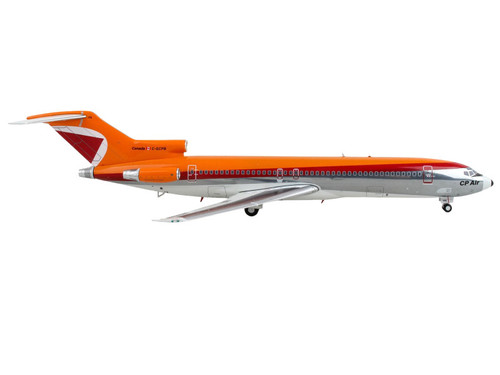 Boeing 727-200 Commercial Aircraft "CP Air" Orange and Silver with Red Stripes "Gemini 200" Series 1/200 Diecast Model Airplane by GeminiJets
