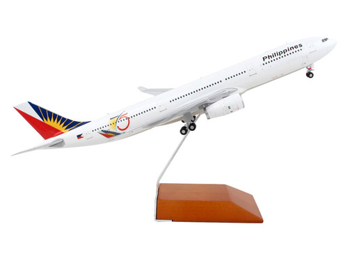 Airbus A330-300 Commercial Aircraft "Philippine Airlines - 75th Anniversary" White with Tail Graphics "Gemini 200" Series 1/200 Diecast Model Airplane by GeminiJets