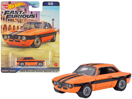 Alfa Romeo Guilia Sprint GTA Orange with Black Stripes 