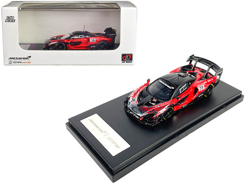 McLaren Senna GTR #36 Red with Black Top and Graphics 1/64 Diecast
