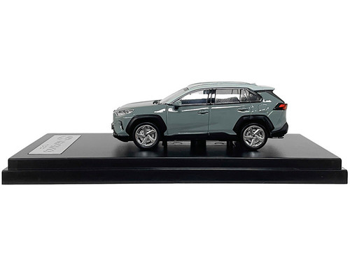 Toyota RAV4 Hybrid Dark Gray Metallic 1/64 Diecast Model Car