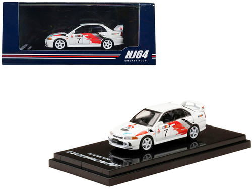 1/64 Hobby Japan Mitsubishi Lancer GSR Evolution GR Rally Graphic Diecast Car Model