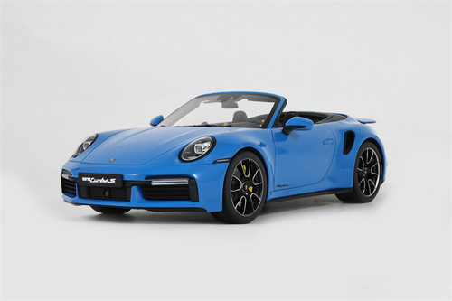 1/18 GT Spirit Porsche 911 992 Turbo Cabriolet (Shark Blue) Resin Car ...