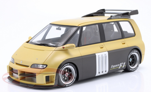 1/12 OTTO 1994 Renault Espace F1 (Golden Yellow & Black) Resin Car Model