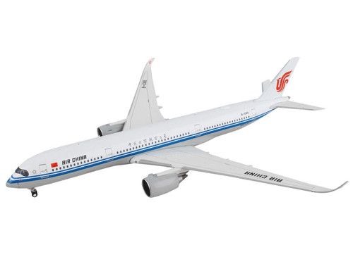 Airbus A350-900 Commercial Aircraft "Air China" White with Blue Stripes 1/400 Diecast Model Airplane by GeminiJets