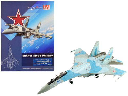 Sukhoi Su-35S Flanker-E Fighter Aircraft "116th Combat Application Training Center of Fighter Aviation VKS" (2022) Russian Air Force "Air Power Series" 1/72 Diecast Model by Hobby Master