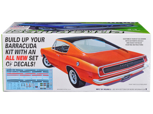 Skill 2 Model Kit 1969 Plymouth Barracuda 3-in-1 Kit 1/25 Scale Model by MPC