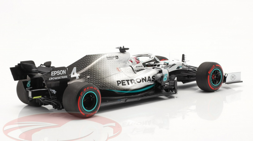 1/18 Minichamps 2019 Formula 1 Lewis Hamilton Mercedes-AMG F1 W10 #44 German GP Car Model