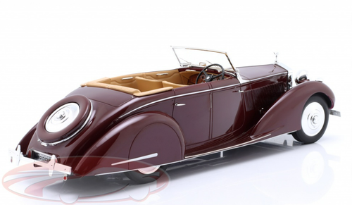 1/18 Cult Scale Models 1937 Rolls Royce 25-30 Gurney Nutting All Weather Tourer (Maroon Red) Car Model