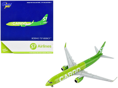 Boeing 737-800BCF Commercial Aircraft "S7 Airlines Cargo" Green 1/400 Diecast Model Airplane by GeminiJets Boeing 737-800BCF Commercial Aircraft "S7 Airlines Cargo" Green 1/400 Diecast Model Airplane by GeminiJets