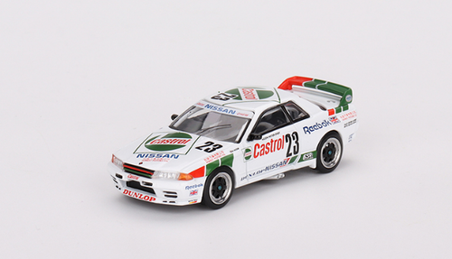 1/64 Mini GT 1990 Nissan Skyline GT-R (R32) Gr. A #23 Macau Guia Race Winner Diecast Car Model