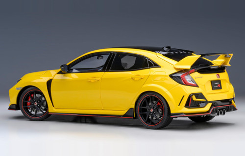 1/18 AUTOart 2021 Honda Civic Type R (FK8) (Sunlight Yellow) Car Model