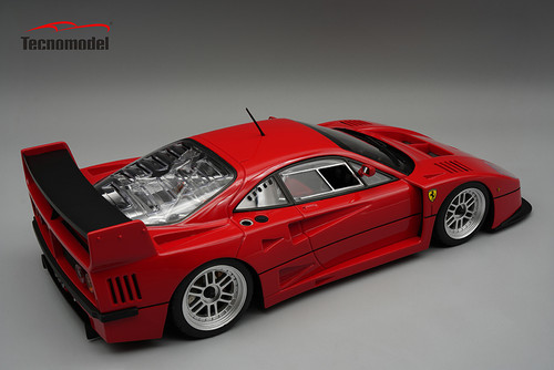。 1/18 Tecnomodel 1996 Ferrari F40 LM 1996 Press Red with