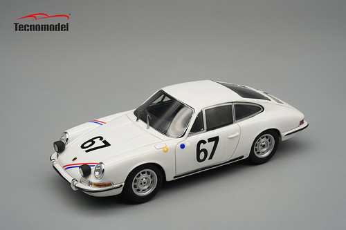 1/43 Tecnomodel Porsceh 911 S 1967 Le Mans Boutin, Sanson Car Model