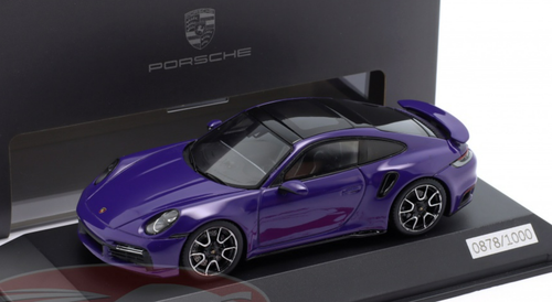 1/43 Dealer Edition Porsche 911 (992) Turbo (Ultra Violet Purple) Car Model