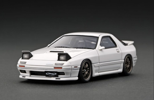 1/43 Ignition Model Mazda Savanna RX-7 Infini (FC3S) White With 13B Engine