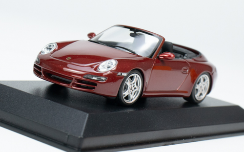 1/43 Minichamps 2005 Porsche 911 (997) Carrera S Cabriolet (Red Metallic) Car Model