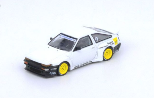 1/64 INNO TOYOTA COROLLA TRUENO AE86 "PANDEM / ROCKET BUNNY" White