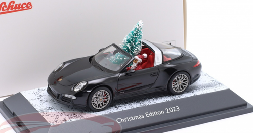 1/43 Schuco Porsche 911 (992) Carrera 4 GTS Targa Christmas Edition 2023 Car Model