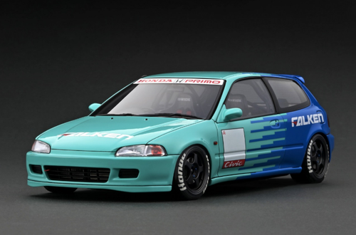 1/18 Ignition Model Honda CIVIC (EG6) Blue/Green (Limited 80 Pieces)