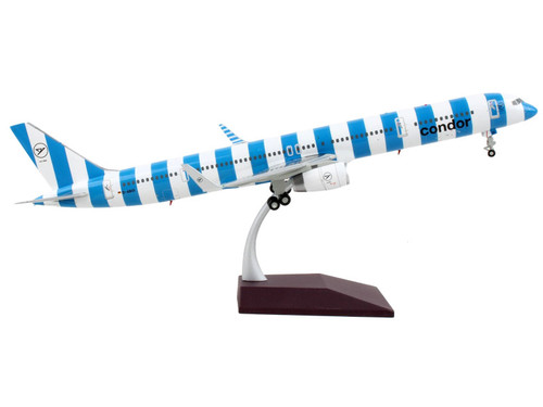 Boeing 757-300 Commercial Aircraft "Condor Airlines" Blue and White Stripes "Gemini 200" Series 1/200 Diecast Model Airplane by GeminiJets