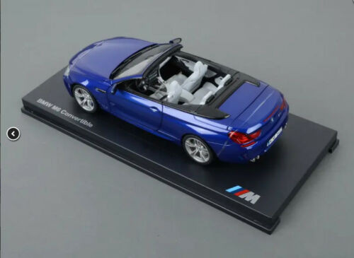 1/18 Dealer Edition BMW M6 (F12) Coupe Convertible (Blue) Diecast Car Model