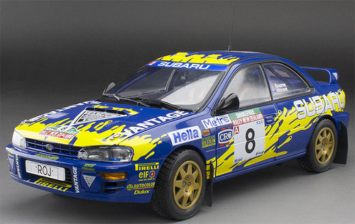 1/18 Sunstar 1997 Subaru Impreza 555 #8 P.Bourne, G.Vincent Rally