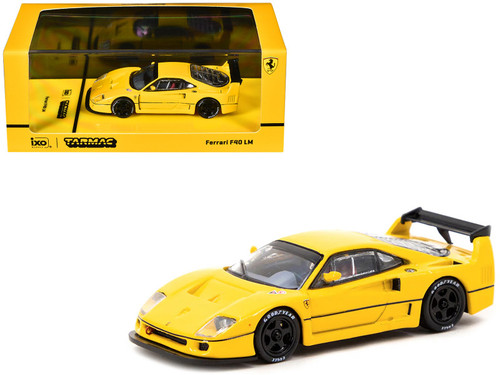 1/64 Tarmac Works Ferrari F40 LM Yellow - LIVECARMODEL.com