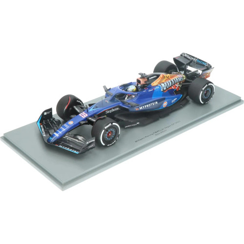 1/18 Spark 2023 Formula 1 Williams F1 FW45 No.23 Williams Racing Las Vegas GP Alex Albon Car Model 1/18 Spark 2023 Formula 1 Williams F1 FW45 No.23 Williams Racing Las Vegas GP Alex Albon Car Model