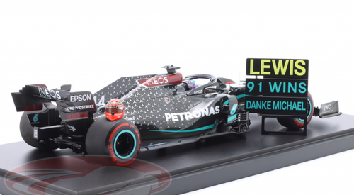 1/12 Minichamps 2020 Formula 1 Lewis Hamilton Mercedes-AMG F1 W11 #44 91st Win Eifel GP Car Model