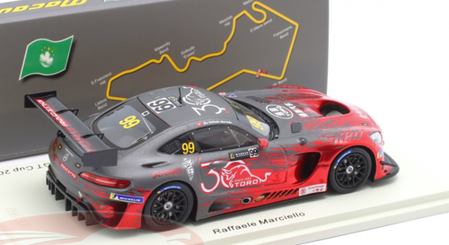 1/43 Spark 2022 Mercedes-Benz AMG GT3 #99 Macau GT Cup TORO Racing Raffaele Marciello Car Model