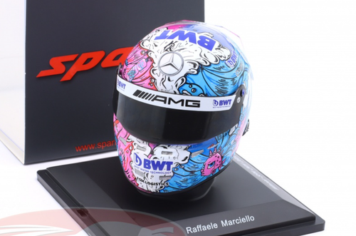 1/5 Spark 2022 Raffaele Marciello AMG Team AKKodis ASP #88 Winner 24h Spa Helmet Model