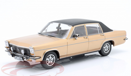 1/18 Modelcar Group 1972 Opel Diplomat B (Beige Metallic) Car Model