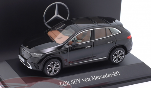 1/43 Dealer Edition Mercedes-Benz EQE SUV (X294) (Obsidian Black) Car Model