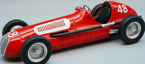 1/18 Tecnomodel 1950 Louis Chiron Maserati 4CLT/48 #48 3rd Monaco GP Car Model