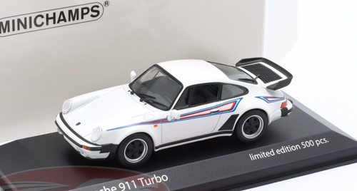 1/43 Minichamps 1976 Porsche 911 (930) Turbo Martini Design Car Model