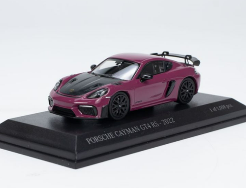 1/64 Minichamps 2022 Porsche Cayman GT4 RS (Red) Car Model Limited